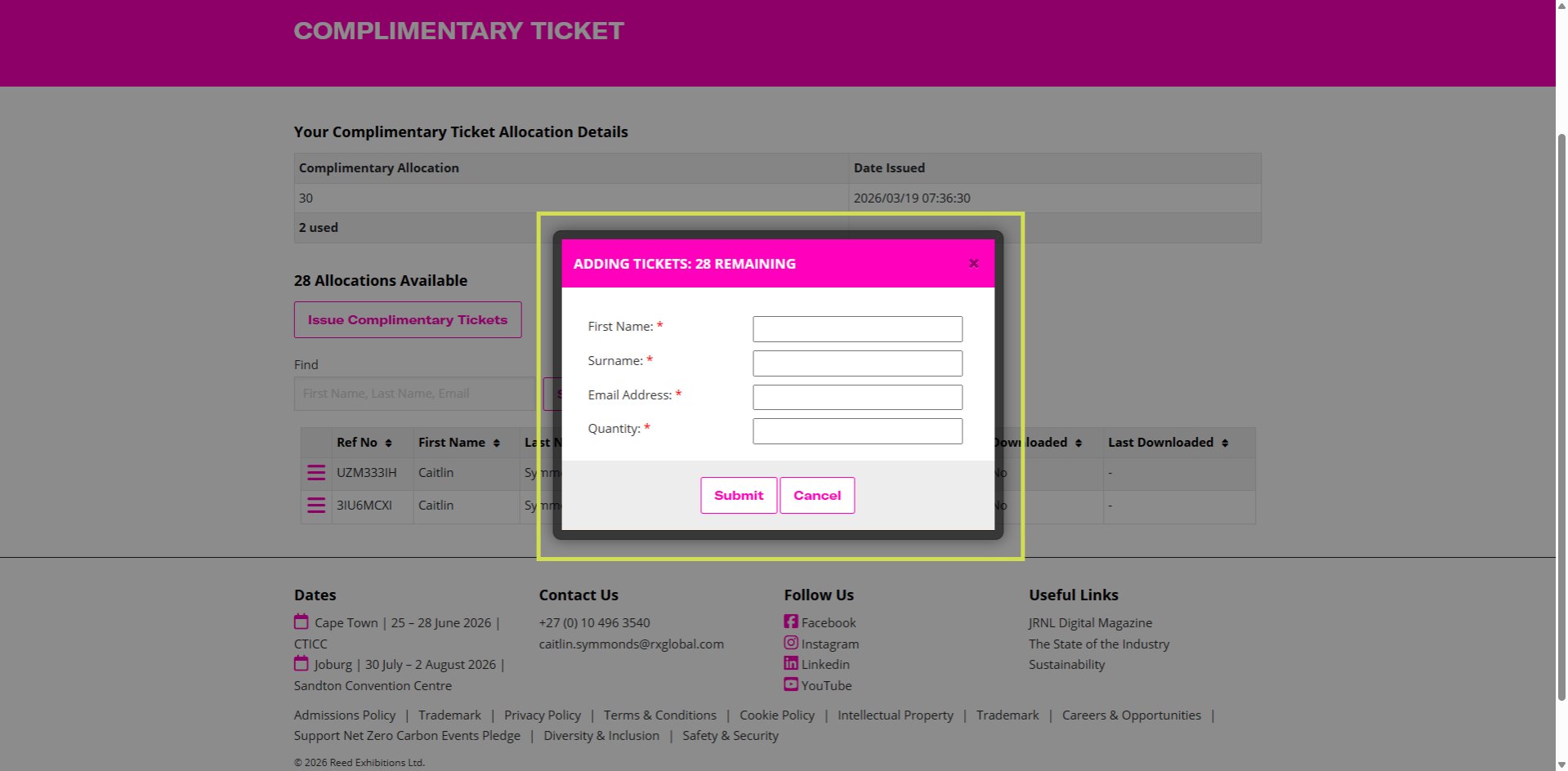 Exhibitor Portal Guide